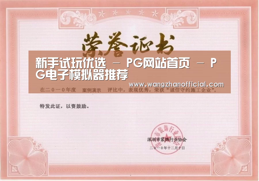 荣誉证书二