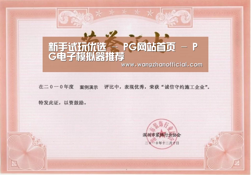 荣誉证书二(图1)